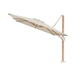 Platinum Challenger Premium T2 3,5x2,6m.-Champagne Teak + verrijdbare voet+hoes