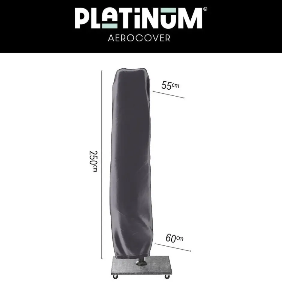 Platinum Challenger T2 - 3x3 m. - Manhattan Grey + ingraafvoet en hoes