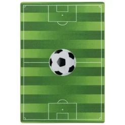 Play Voetbal Speelkleed Kinderkamer Groen - 160x230 CM