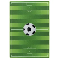 Play Voetbal Speelkleed Kinderkamer Groen - 160x230 CM