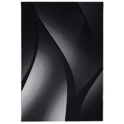 Plus Vloerkleed Laagpolig Grijs / Zwart - 160x230 CM