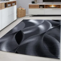 Plus Vloerkleed Laagpolig Grijs / Zwart - 200x290 CM