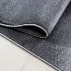 Plus Vloerkleed Laagpolig Grijs / Zwart - 200x290 CM