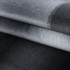 Plus Vloerkleed Laagpolig Grijs / Zwart - 200x290 CM