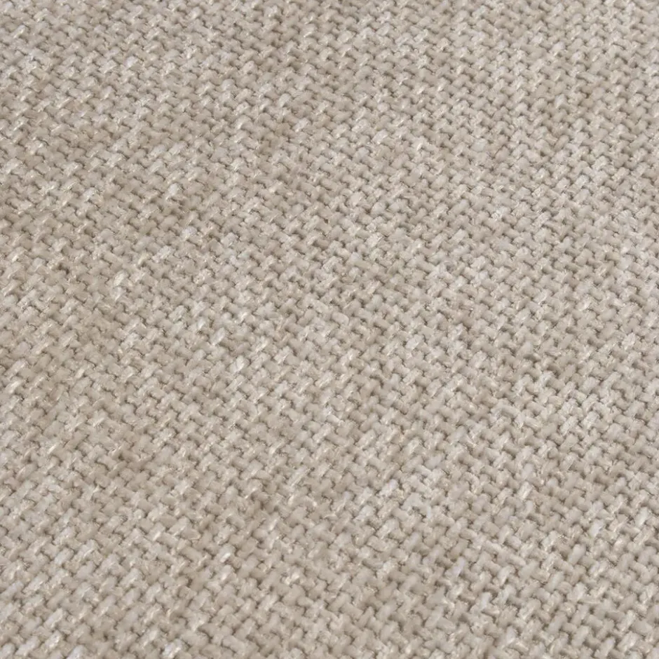 Poef Beige Stof - Zithoogte 38cm - 100x50x38cm - Sarah