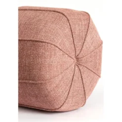 Poef Belisso - Roze - Ø50.5x46cm