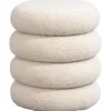 Poef Daroca - beige - 50xØ45 cm