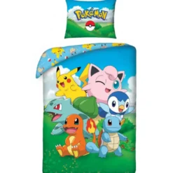 Pokémon Dekbedovertrek Family - 140 x 200 + 70 x 90 cm - Katoen