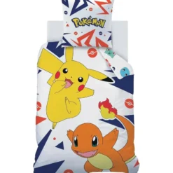 Pokémon Dekbedovertrek Ziggy - Eenpersoons - 140 x 200 cm - Katoen