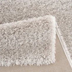 Porto Fluffy Vloerkleed Hoogpolig Grijs - 160x230 CM