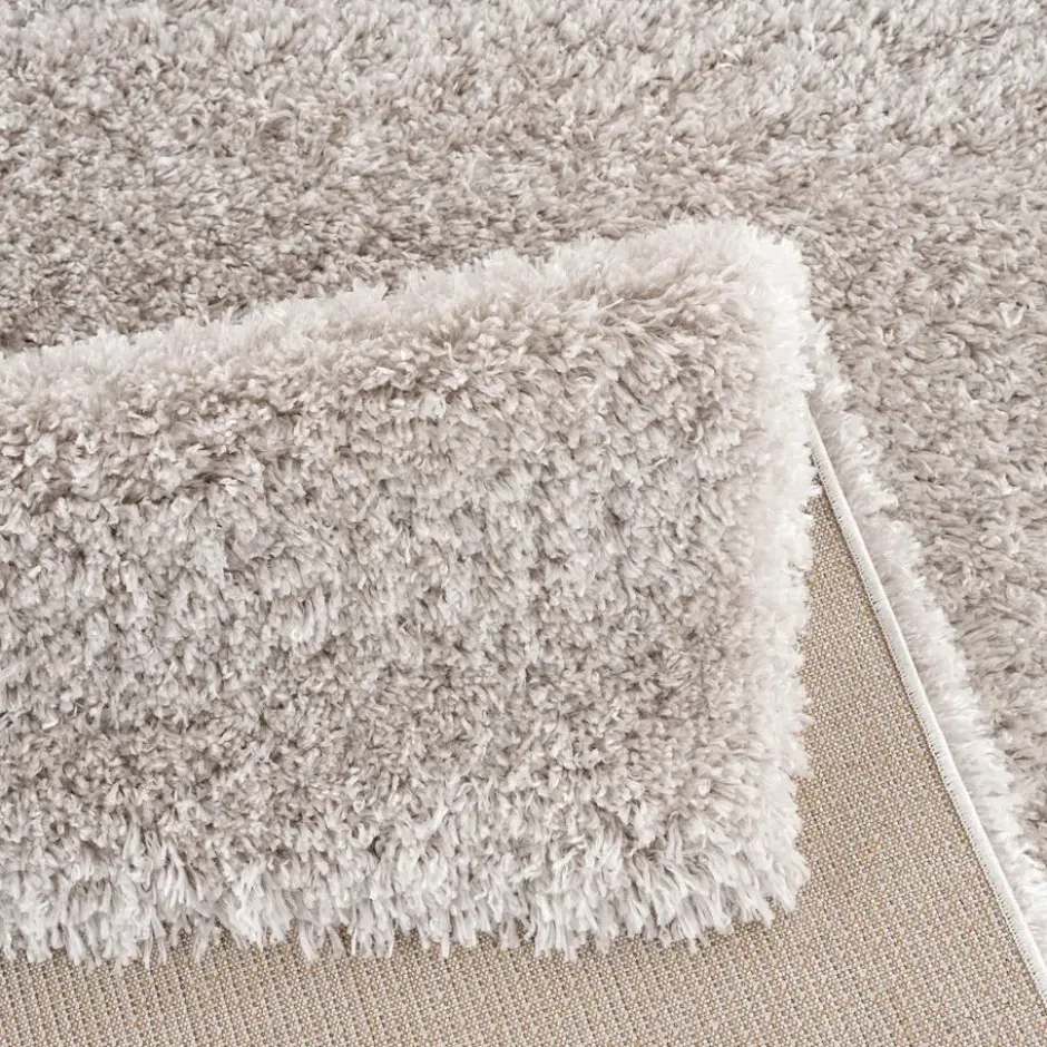 Porto Fluffy Vloerkleed Hoogpolig Grijs - 160x230 CM
