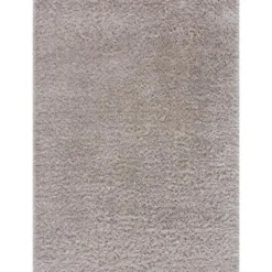 Porto Fluffy Vloerkleed Hoogpolig Grijs - 160x230 CM
