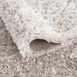Porto Fluffy Vloerkleed Hoogpolig Grijs - 160x230 CM