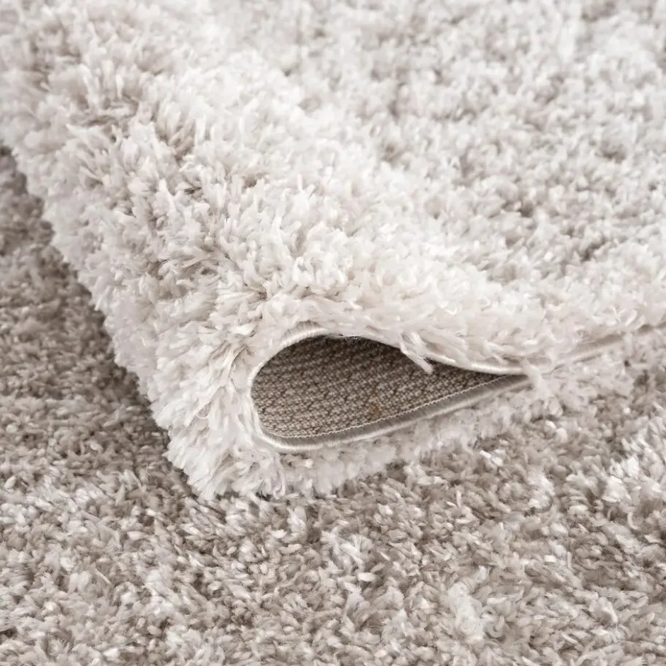 Porto Fluffy Vloerkleed Hoogpolig Grijs - 160x230 CM