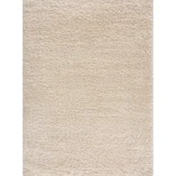 Porto Fluffy Vloerkleed Hoogpolig Creme - 120x170 CM