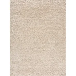 Porto Fluffy Vloerkleed Hoogpolig Creme - 120x170 CM