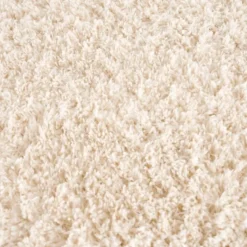 Porto Fluffy Vloerkleed Hoogpolig Creme - 120x170 CM