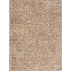 Porto Fluffy Vloerkleed Hoogpolig Beige - 160x230 CM