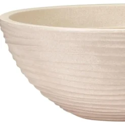 Pro Garden plantenpot schaal - kunststof - beige - D51 cm