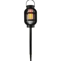 Pro Garden Prikspotje - 3 in 1 - vlameffect - solar - 23 cm