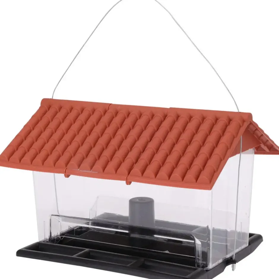 Pro Garden Vogelvoederhuisje - kunststof - 31 x 23 x 21 cm