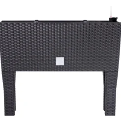 Prosperplast Plantenbak - antraciet - op poten - 80 x 33 x 62 cm