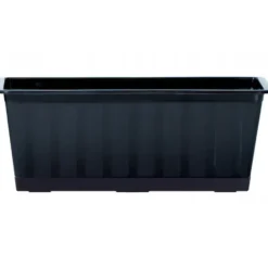 Prosperplast Plantenbak - antraciet - kunststof - 40 x 18 x 14 cm