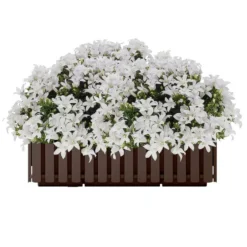 Prosperplast Plantenbak - kunststof - bruin - 58 x 18 x 16 cm
