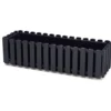 Prosperplast Plantenbak - kunststof - antraciet - 58 x 18 x 16 cm
