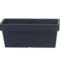 Prosperplast Plantenbak - kunststof - 58 x 26 x 22 cm - antraciet