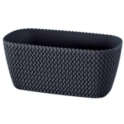 Prosperplast Plantenbak Splofy - antraciet - 40 x 18 x 14 cm