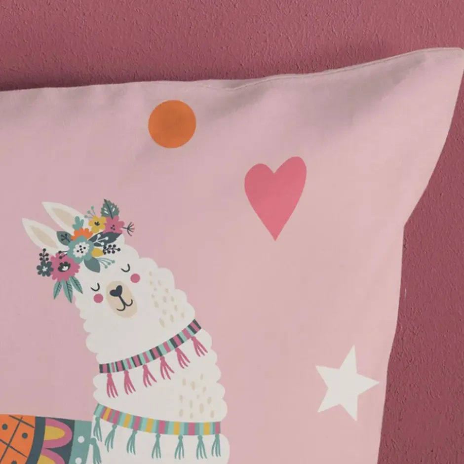Pure Alpaca Kinderdekbedovertrek Roze