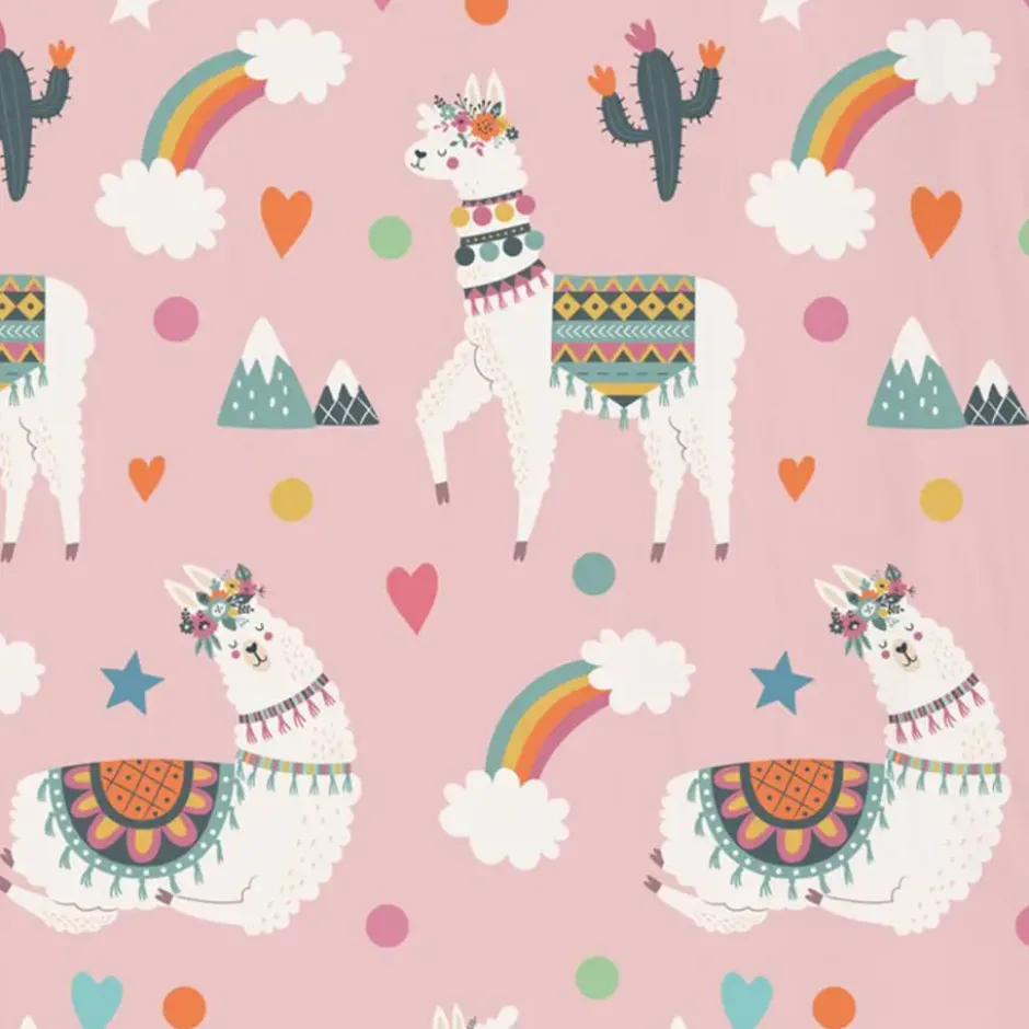 Pure Alpaca Kinderdekbedovertrek Roze