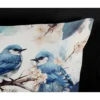Pure Blauwe Vogels Dekbedovertrek Blauw-Lits-jumeaux (240 x 200/220 cm)