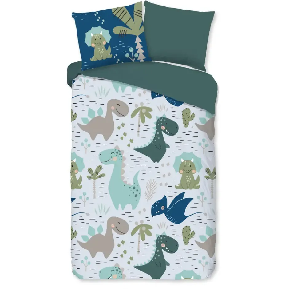 Pure dekbed dinos - Dekbed 140x200 cm - Multi