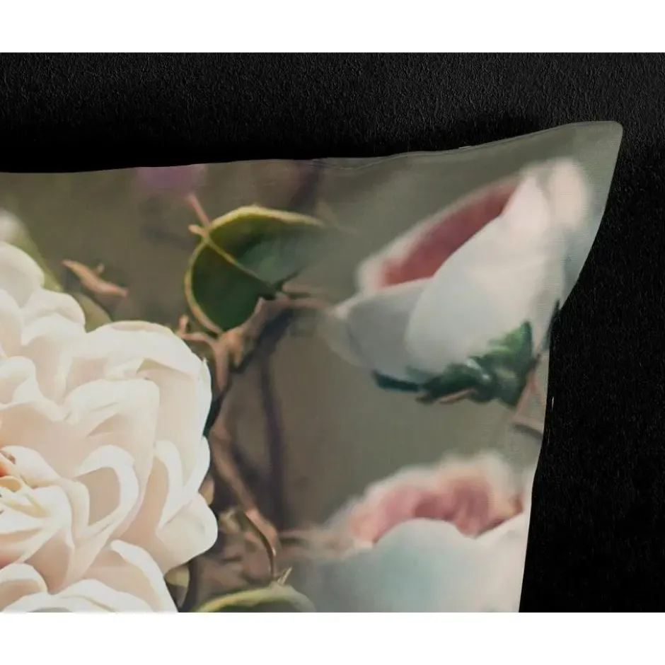Pure dekbedovertrek bloemen - Lits jumeaux 240x200/220 cm - Groen - Microvezel