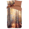 Pure dekbedovertrek bomen/ bos - 1 persoons 140x200/220 cm - Multi - Microvezel
