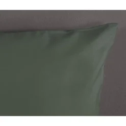 Pure dekbedovertrek effen kleur - 1 persoons 140x200/220 cm - Groen - Microvezel