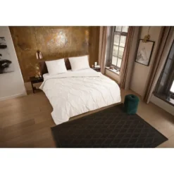 Pure Dekbedovertrek Luxe Chesterfield Licht Zand-2-persoons (200 x 200/220 cm)