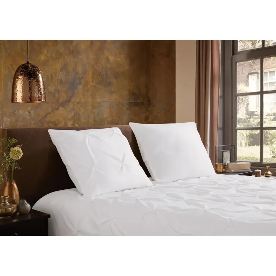 Pure Dekbedovertrek Luxe Chesterfield Wit-2-persoons (200 x 200/220 cm)