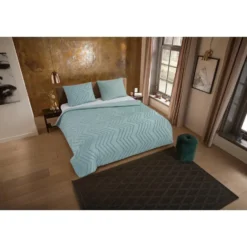 Pure Dekbedovertrek Luxe Groen-2-persoons (200 x 200/220 cm)