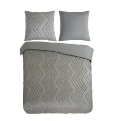 Pure Dekbedovertrek Luxe Taupe-2-persoons (200 x 200/220 cm)