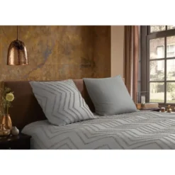 Pure Dekbedovertrek Luxe Taupe-2-persoons (200 x 200/220 cm)