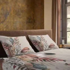 Pure dekbedovertrek veren - 1 persoons 140x200/220 cm - Taupe - Microvezel
