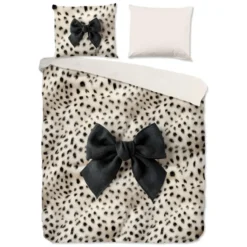 Pure Glamour Fur Dekbedovertrek Off-white-2-persoons (200 x 200/220 cm)