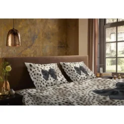 Pure Glamour Fur Dekbedovertrek Off-white-2-persoons (200 x 200/220 cm)