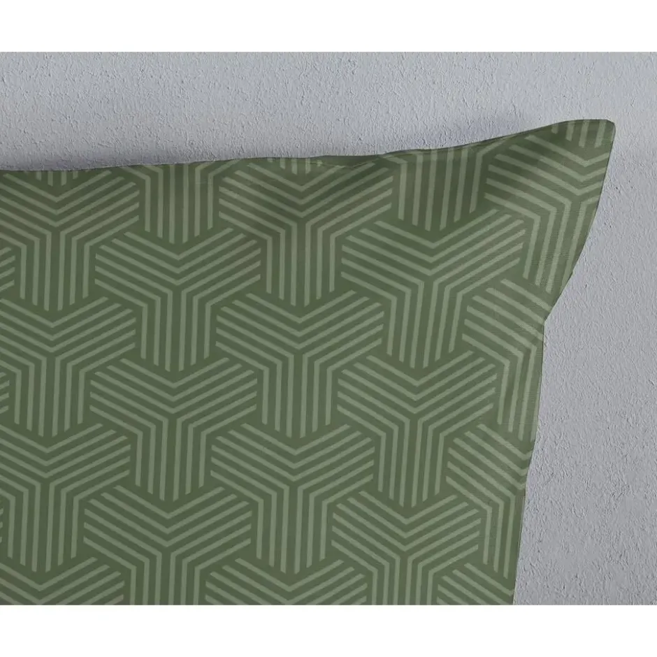 Pure Groningen Dekbedovertrek Groen-2-persoons (200 x 200/220 cm)