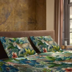 Pure Majestueuze Jaguar Dekbedovertrek Multi-1-persoons (140 x 200/220 cm)