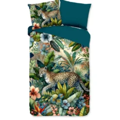Pure Majestueuze Jaguar Dekbedovertrek Multi-1-persoons (140 x 200/220 cm)