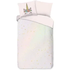 Pure Unicorn Kinderdekbedovertrek Pastel